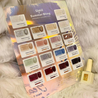 Phụ kiện nail - Lẻ 1 chai sơn Bling Caifu Umii