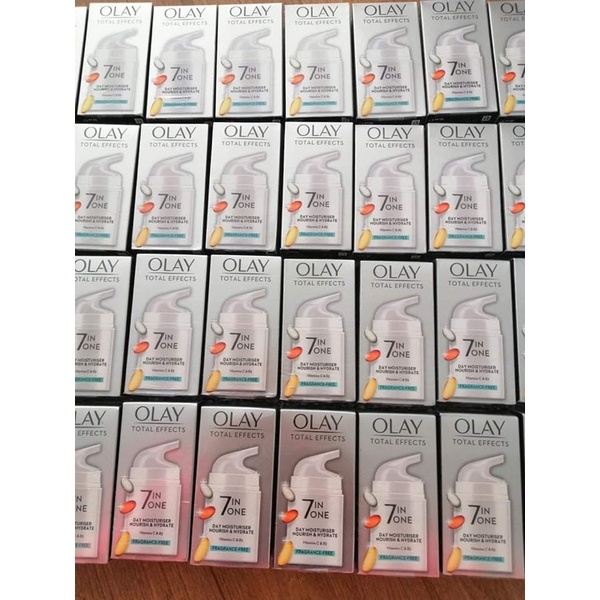 Kem dưỡng Olay ngày và đêm KHÔNG HƯƠNG LIỆU - Total Effects 7in1 50ml trắng da chống lão hóa