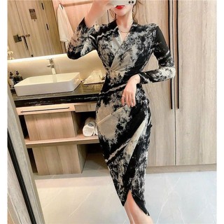 ĐẦM BODY THUN LƯỚI RẰN RI