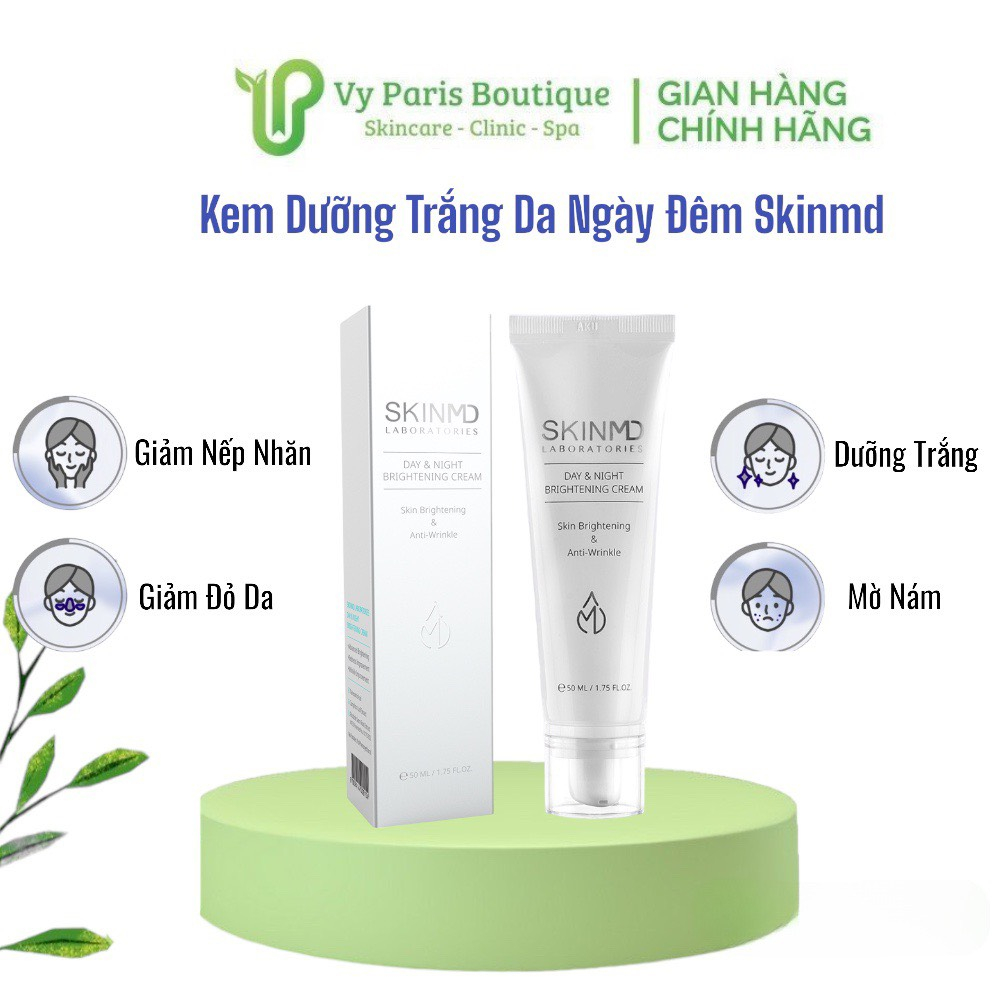 Kem Dưỡng Trắng Ngày Đêm Skinmd Day & Night Brightening Cream 50ml