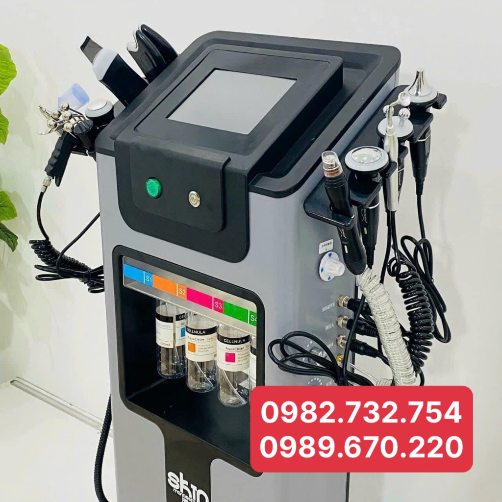 Máy Chăm Sóc Da Đa Năng 10 in1 AquaSkin HK-AQ2, máy Aquaskin 10in1, Bảo Hành 12Tháng