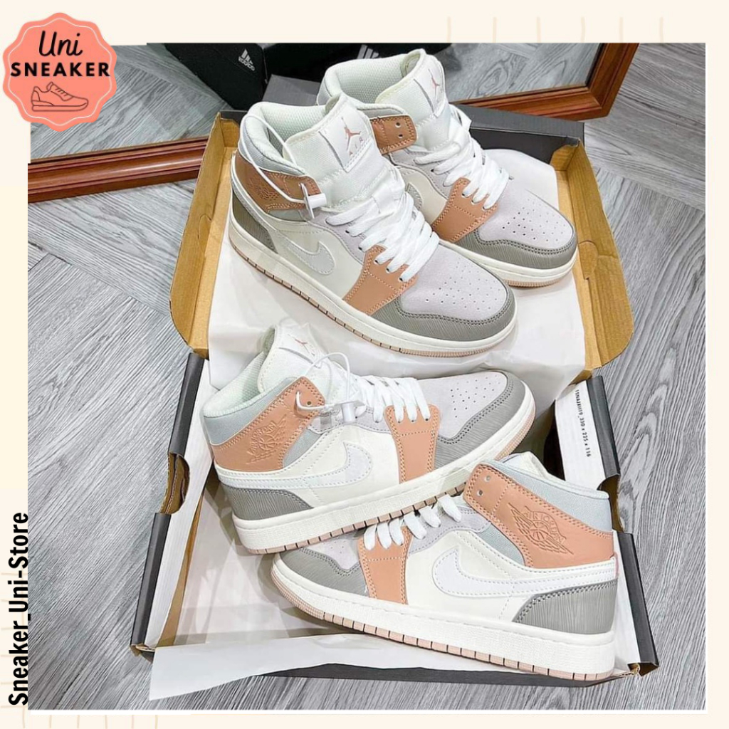 Giày Jordan Cổ cao Nam Nữ, Giày Jordan JD1 HIgh Panda Thời Trang Full Box