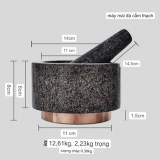 Bộ cối đá cẩm thạch cao cấp