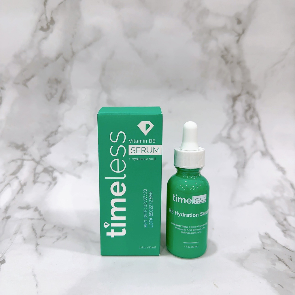 Tinh Chất Cấp Nước, Phục Hồi Da Timeless Vitamin B5 Hyaluronic Acid 30ml