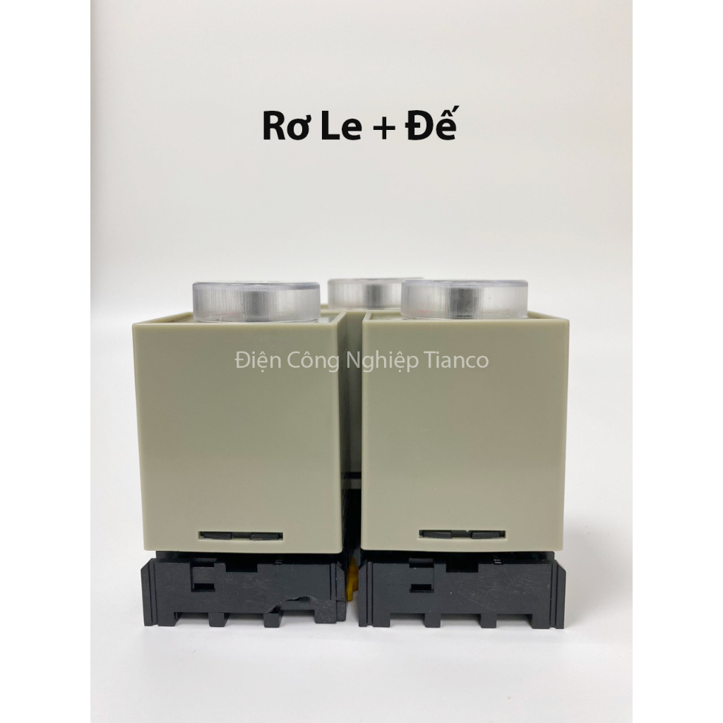 Rơ le thời gian CKC AH3-3 AC220V kèm đế