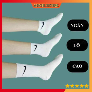 Tất nike cao cổ vớ nam nữ cổ cao thấp unisex