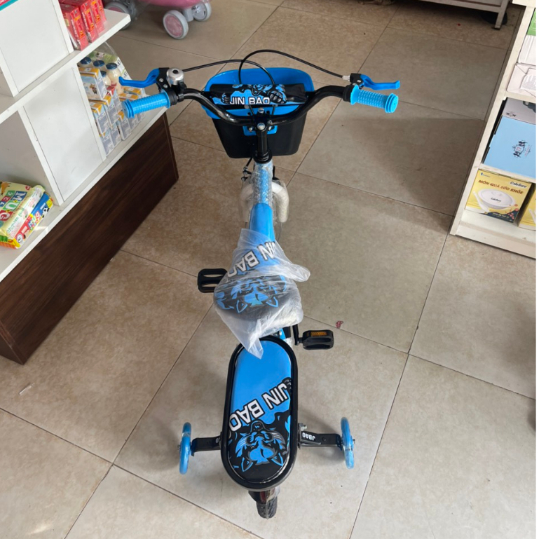 Xe đạp trẻ em JINBAO Xe đạp cho bé TRAI 2 đến 7 tuổi khung thép