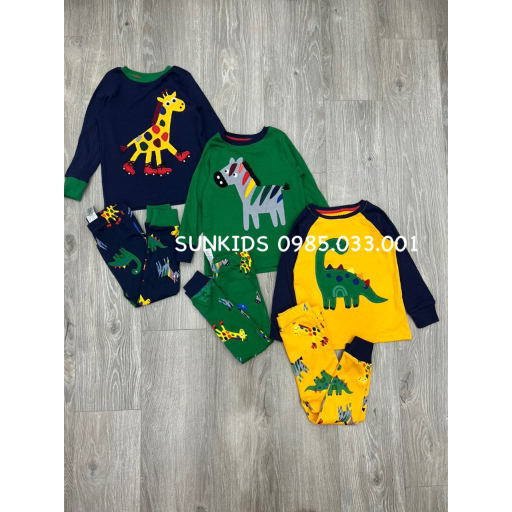 Bộ thu đông bé trai cotton mềm mại