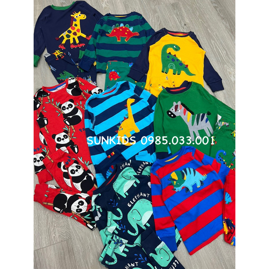 Bộ thu đông bé trai cotton mềm mại