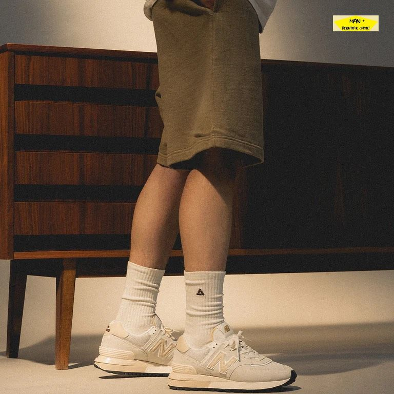 Giày New Balance 574 Legacy Ivory - NB 574 xám trắng - giày thể thao NB nam nữ đế cao, năng động đẹp nhất 2023