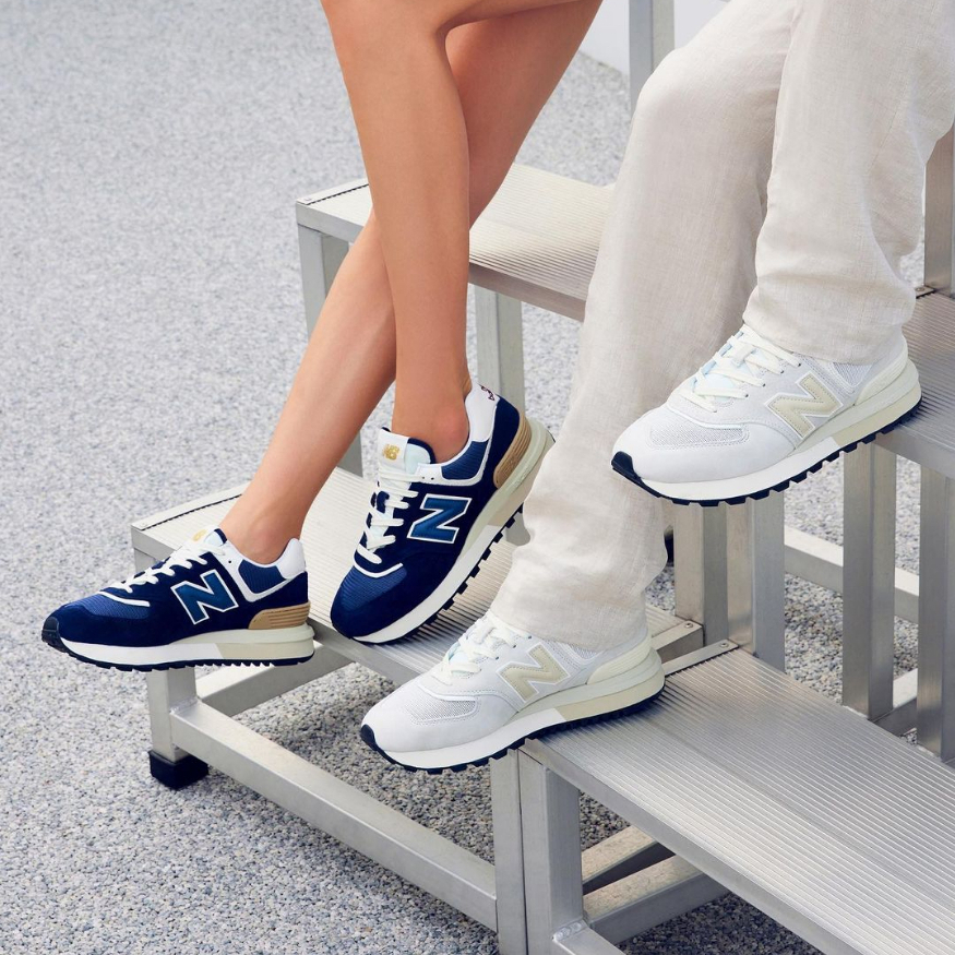 Giày New Balance 574 Legacy Ivory - NB 574 xám trắng - giày thể thao NB nam nữ đế cao, năng động đẹp nhất 2023