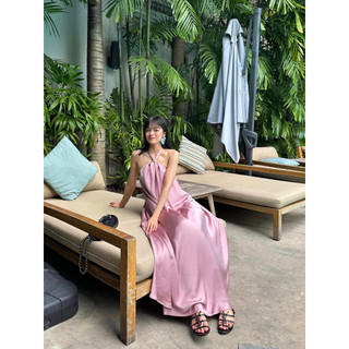 Đầm maxi cổ yếm Aurore Cloth