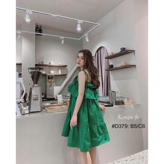 🍒🍒🍒đầm hai dây tiểu thư phối nơ chất kate màu tươi sáng dạo biển utrbr