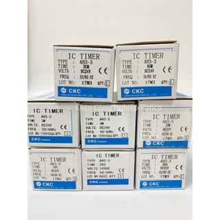 Rơ le thời gian CKC AH3-3 DC24V kèm đế