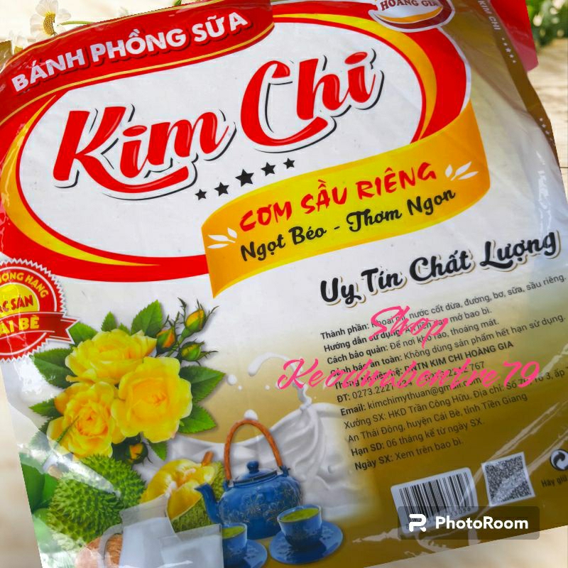 Bánh phồng sữa sầu riêng Kim Chi