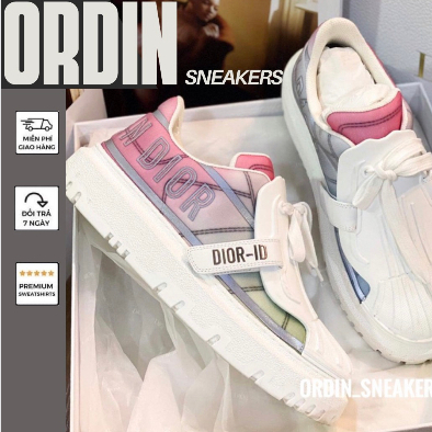 GIÀY SNEAKER CHRISTAN DIO ID TRẮNG HỒNG LAI AU FULLBOX CAO CẤP