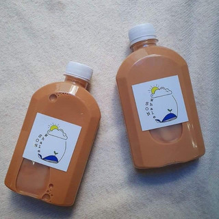 Combo 50 chai nhựa dẹp vai bầu 330ml, bình đựng cà phê muối, trà sữa - chuyensitrantruc