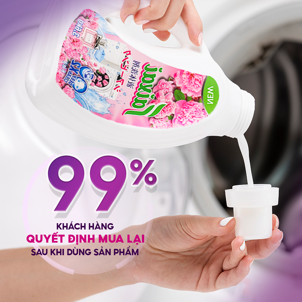 Nước Giặt Xả Faixai Shark Dưỡng Thơm Làm Mềm Vải Lưu Hương Nước Hoa Bảo Vệ Sợi Vải Chống Bai Nhão Sờn 3.6Kg