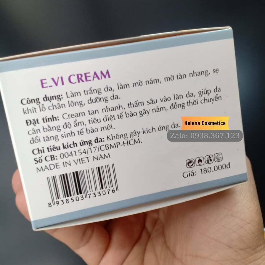 Kem ngừa nám tàn nhang EVI hàng chính hãng 30g - Mỹ Phẩm Uyên Nhi