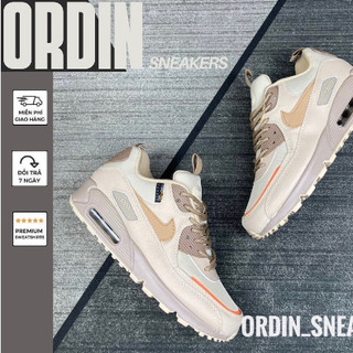 Giày sneaker air max 90 brown nâu sc