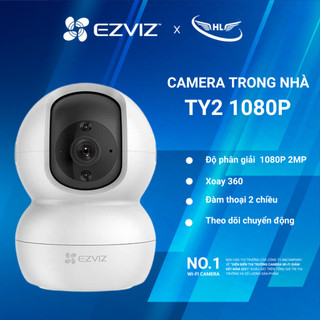 [Nhập ELEZ15 giảm 10%] Camera WIFI trong nhà xoay 360 EZVIZ TY2 2MP hàng chính hãng