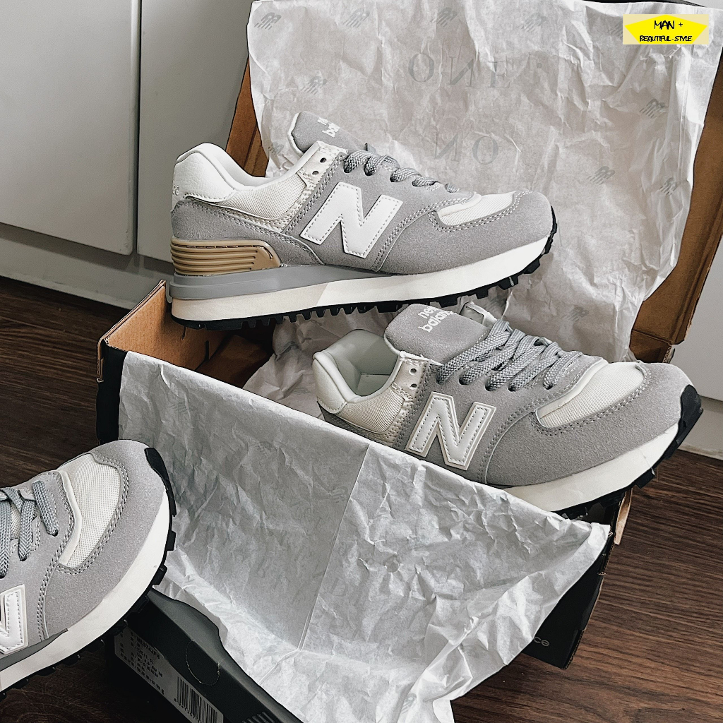 Giày New Balance 574 Legacy 'Team Away Grey Angora', giày NB 574 ghi xám, giày 574 2023, NB độn đế mẫu hot 2023