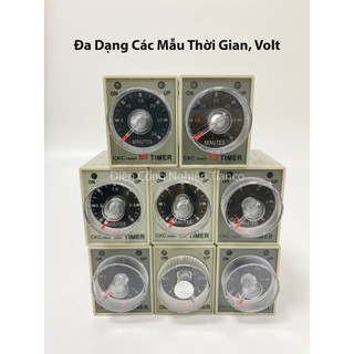 Rơ le thời gian CKC AH3-3 DC12V kèm đế