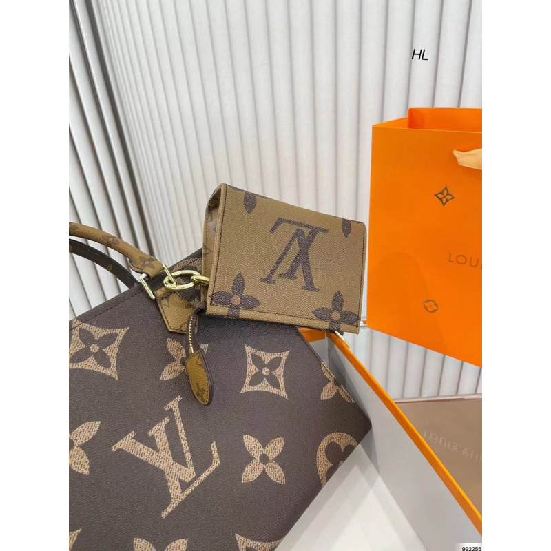 LV onthego kèm túi nhỏ fullbox nguyên seal