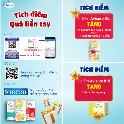 Vitamin D3 K2 tinh khiết Italia Avisure D3MK7 giúp bé cao lớn, ngủ ngon 20ml