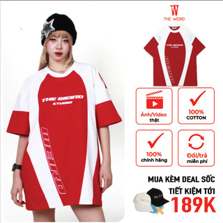 LOCAL BRAND Áo thun The Weird Phong Cách Unisex Form Rộng ATK766
