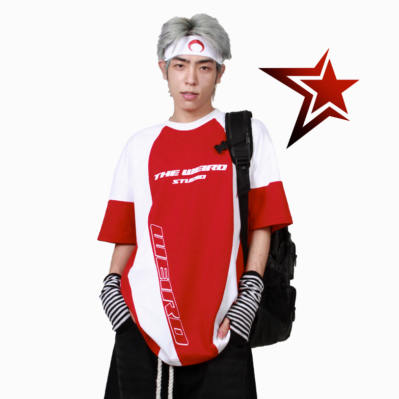 LOCAL BRAND Áo thun The Weird Phong Cách Unisex Form Rộng ATK766