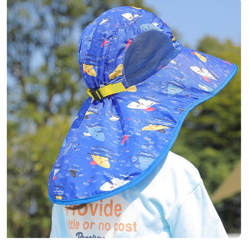 Mũ rộng vành chống nắng phong cách đi biển thời trang mùa hè cho bé