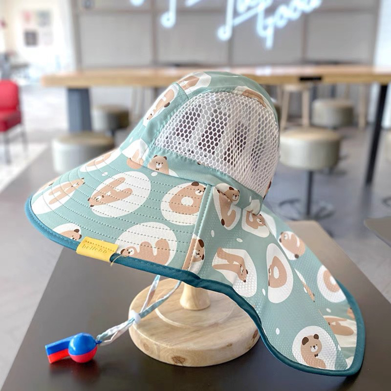 Mũ rộng vành chống nắng phong cách đi biển thời trang mùa hè cho bé