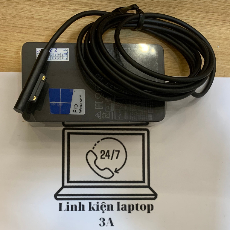 Sạc Surface Pro 3 4 5 6 7 8 15V - 4A / 44W - 65W Zin surface book surface laptop mới 100%