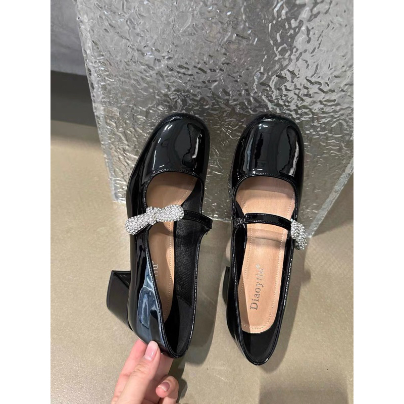 Giày mary jane quai nơ đá nhà Diaoyilu chuẩn QC