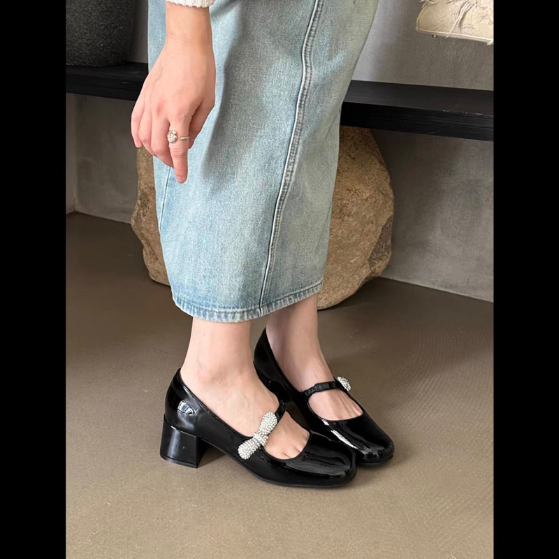 Giày mary jane quai nơ đá nhà Diaoyilu chuẩn QC