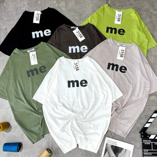 Áo thun 3158 form rộng mẫu chữ "me" áo thun unisex nam nữ