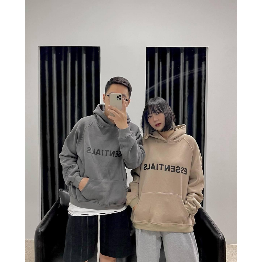 Áo Hoodie Essentials Vải Nỉ Bông Cotton 100%  The.Base