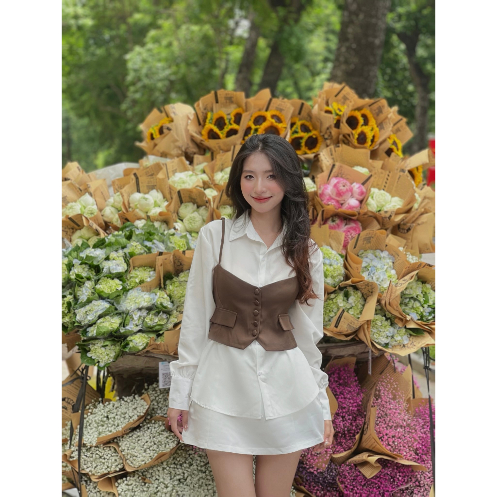 Áo gile nữ ALENA Fashion áo gile hai dây phong cách Hàn Quốc trẻ trung