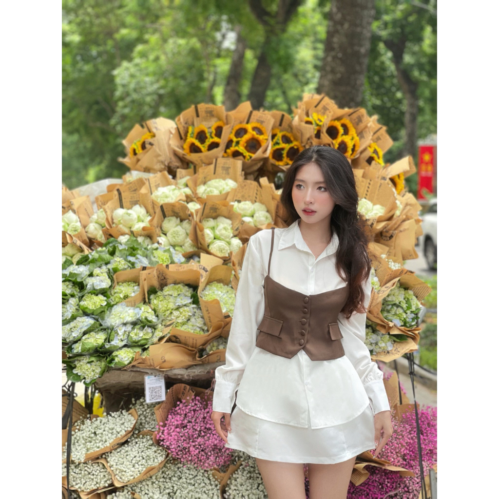 Áo gile nữ ALENA Fashion áo gile hai dây phong cách Hàn Quốc trẻ trung