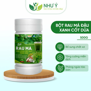 Bột rau má đậu xanh cốt dừa rong nho 500g thanh nhiệt cơ thể, bổ sung chất xơ, hỗ trợ tiêu hóa kiểm soát cân nặng