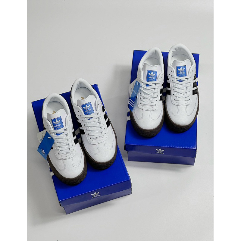 GIÀY THỂ THAO SAMBA PLATFORM/ĐẾ CAO GIÀY ADIDASSSS SAMBA TRẮNG NÂU ĐẾ CAO BẢN CAO CẤP