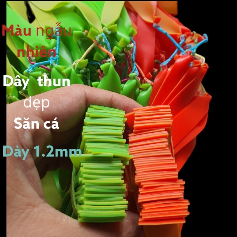 Dây bắt săn cá 1.2mm xanh trắng đỏ  dài 150mm