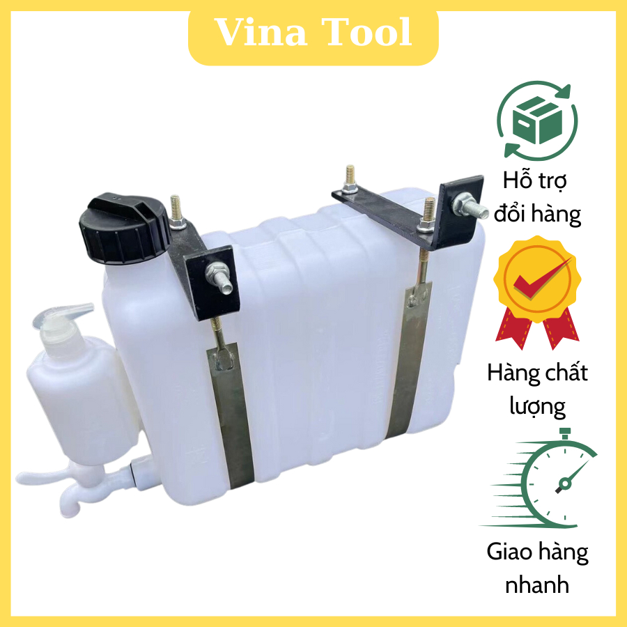 Bình Nước Gắn Xe Ô Tô Dung Tích 11L, Bình Nước Chất Liệu Cao Cấp, Có Bình Đựng Nước Rửa Riêng Biệt