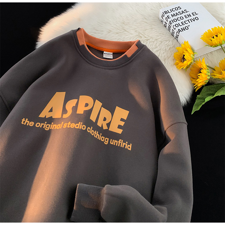 Áo sweater dài tay Aspire, Áo nỉ nam nữ unisex form rộng Layer phong cách ulzzang- Maylinhshop