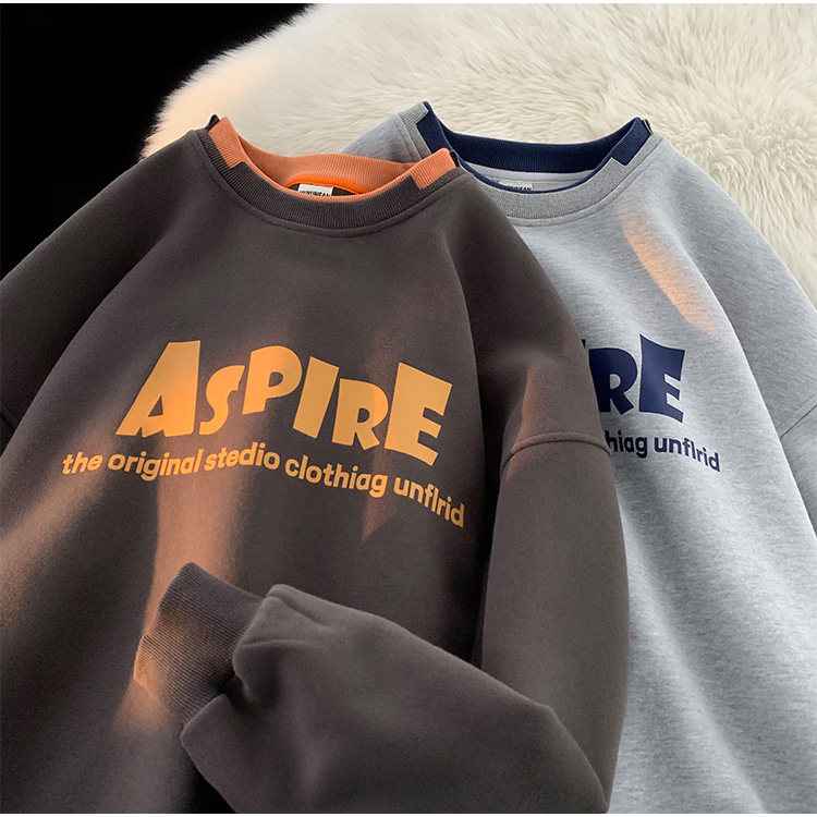 Áo sweater dài tay Aspire, Áo nỉ nam nữ unisex form rộng Layer phong cách ulzzang- Maylinhshop