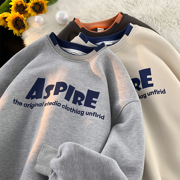 Áo sweater dài tay Aspire, Áo nỉ nam nữ unisex form rộng Layer phong cách ulzzang- Maylinhshop