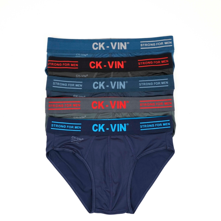 ComBo 5 quần lót nam thun lạnh tam giác - quần sịp nam lưng bản to CK_VIN QL052