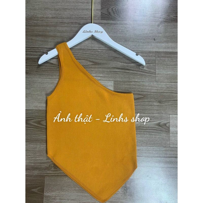 Áo len dệt kim kiểu lệch vai sexy QCCC, chất len MỀM MỊN DÀY -  Linhs shop
