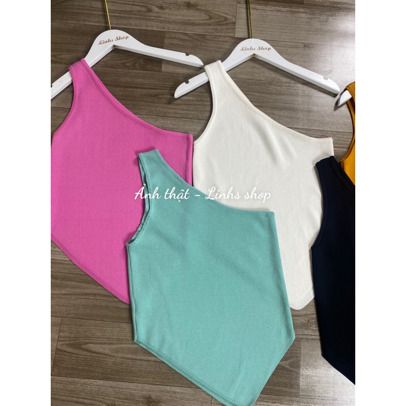 Áo len dệt kim kiểu lệch vai sexy QCCC, chất len MỀM MỊN DÀY -  Linhs shop